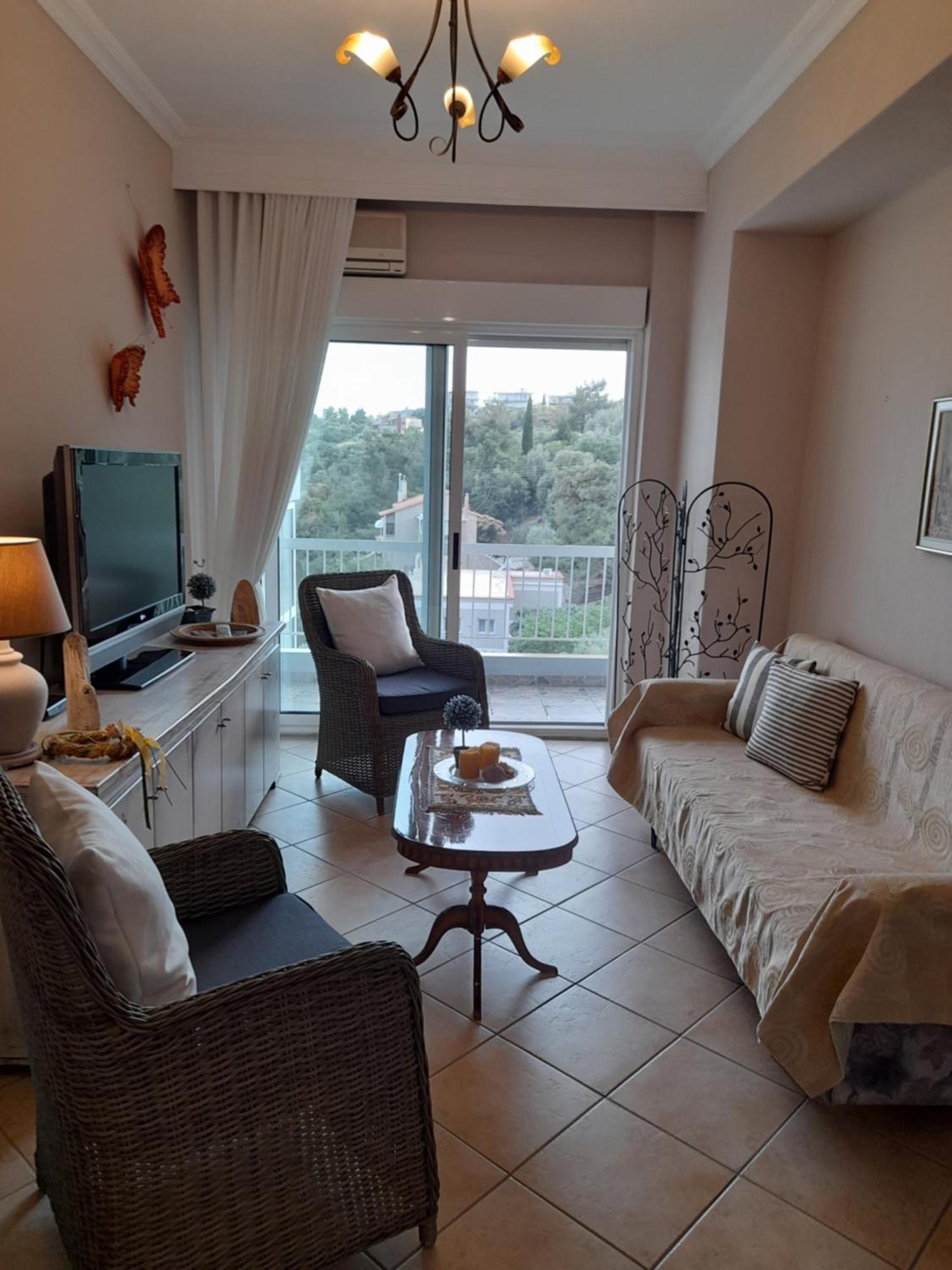 Balcony By The Sea Apartment Palaiontsiflikion Ngoại thất bức ảnh